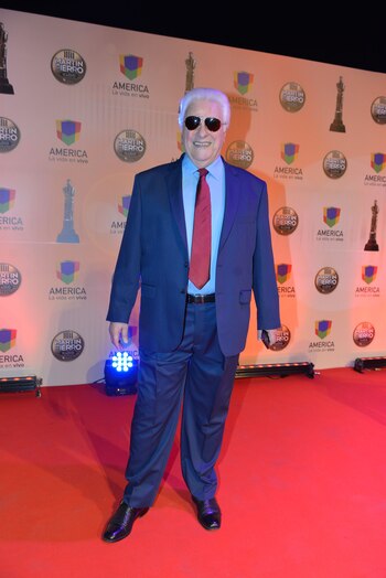 Héctor Larrea fue uno de los homenajeados de la noche.