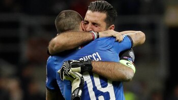 Gianluigi Buffon sufrió la eliminación
