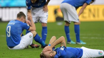 Italia no pudo con Suecia