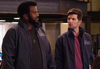 Craig Robinson y Adam Scott