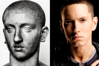 El emperador Alexandre Severo volvió a la vida en el famoso músico Eminem