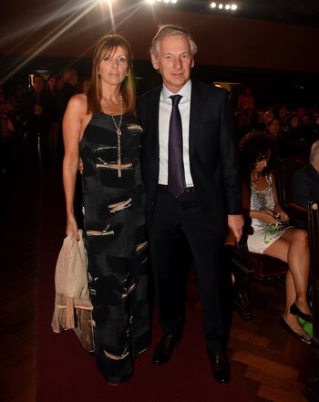 El periodista Marcelo Longobardi junto