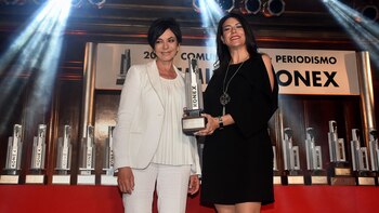 La periodista Mónica Gutiérrez le