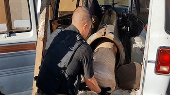 El “cañón” fue hallado en