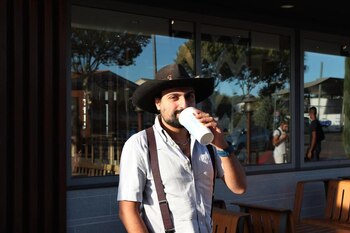 Serge Zaka, tomando un descanso