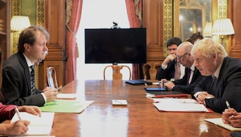 Boris Johnson se reunió con