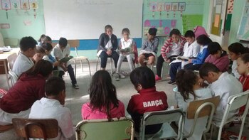 Una tertulia literaria en San