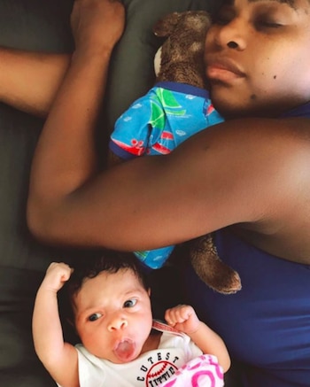 La pequeña Alexis Olympia Ohanian