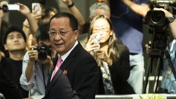 Ri Yong Ho, canciller norcoreano.