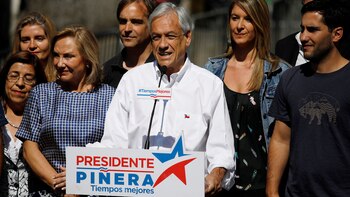 Sebastián Piñera brindó un discurso