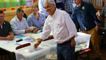 Así votó Sebastián Piñera este