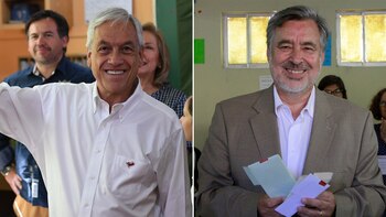 Sebastián Piñera y Alejandro Guillier