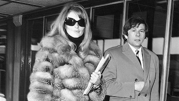 Sharon Tate y Roman Polanski en los años 60