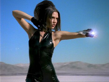 Posh Spice con su clásico