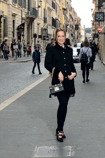 Natalia Denegri en Roma. Foto: