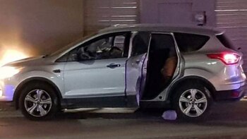 Así quedó el vehículo en