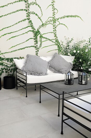 El living de afuera se