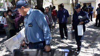 Uno de los allanamientos realizados