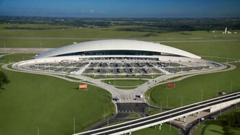 El aeropuerto Internacional de Carrasco,
