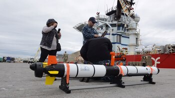 En el puerto de Comodoro