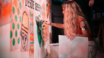 After Sol combinó música, street-art,