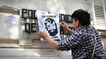 Frente de la Morgue Judicial de la Ciudad