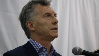 El presidente Mauricio Macri (María