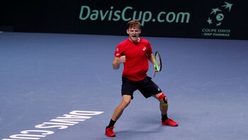 David Goffin celebra su triunfo