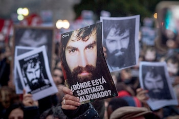 Santiago Maldonado desapareció el 1°