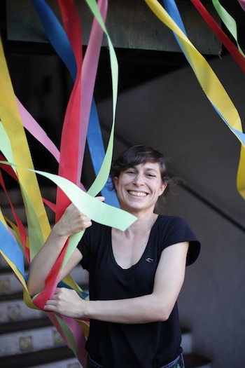 El jueves pasado la artista,