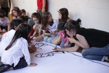 La artista Delphine Perret de