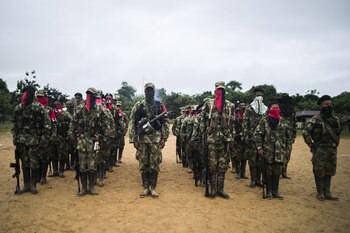 Miembros del frente Omar Gómez,