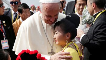 Francisco fue recibido en la