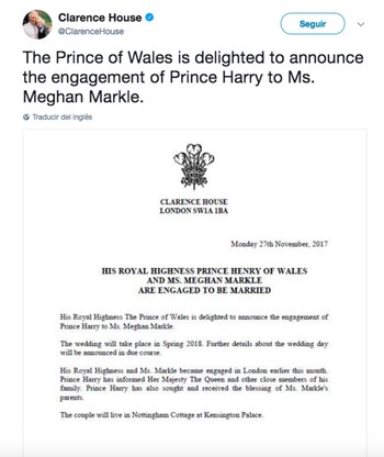 El comunicado emitido por la