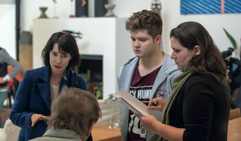 Con Gloria Carrá en el