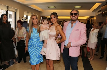 Floppy con su hija Moorea