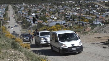 Cortejo fúnebre de Rafael Nahuel