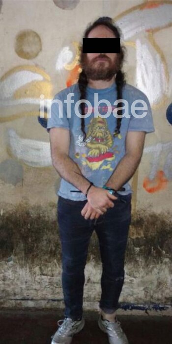 El “Vikingo”, detenido durante el