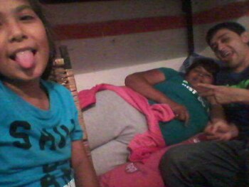 Medina, su mujer Ana Silva