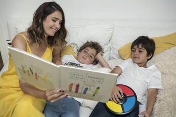 Pedro y Salvador con su