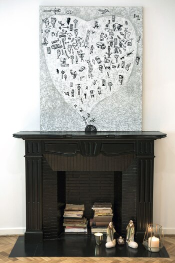 El pesebre delante de la