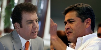 El candidato opositor Salvador Nasralla