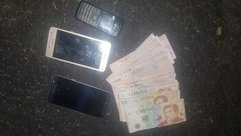 Algunos de los elementos secuestrados