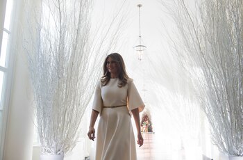 Melania Trump; navidad en la