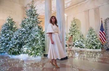 Melania Trump en la Casa