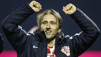 El futbolista croata Luka Modric