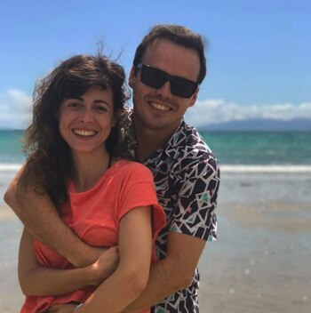 Benja y Martina en la