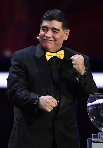 Maradona no evitó la polémica.