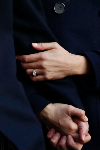 El anillo de compromiso de Meghan Markle y el príncipe Harry