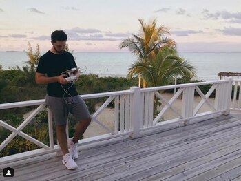 Ohanian en la terraza de